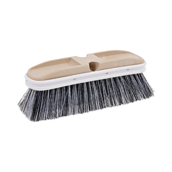 Boardwalk Polystyrene Vehicle Brush w/Vinyl Bumper, 2 1/2" Bristles, 10" Brush BWK8410 - main